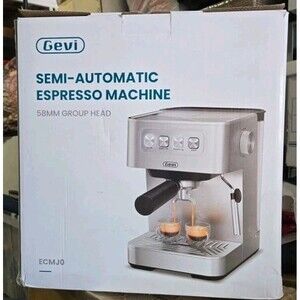 New / Gevi  20 Bar High Pressure 2 In 1 Smart Espresso Coffee Machine (W)